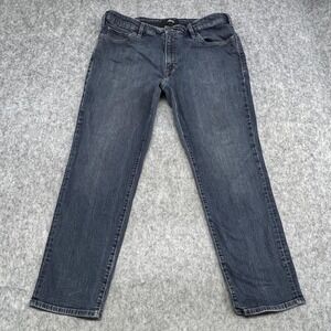 34 Heritage Jeans Mens 40x30 Blue Classic Straight Stretch Denim Fits40x29.5